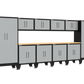 12-Piece Garage Cabinet Storage and Organization Set with Levelers in Grey