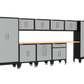 11-Piece Garage Cabinet Storage and Organization Set with Levelers in Grey