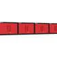 4-Piece Garage Cabinet Storage and Organization Set in Red
