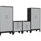 4-Piece Garage Cabinet Storage and Organization Set with Levelers in Grey