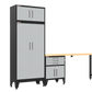4-Piece Garage Cabinet Storage and Organization Set in Grey