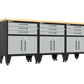 4-Piece Garage Cabinet Storage and Organization Set in Grey