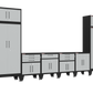 8-Piece Garage Cabinet Storage and Organization Set in Grey