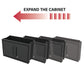 Garage Wall Cabinet in Black