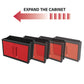 Garage Wall Cabinet in Red