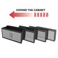 Garage Gear Locker Extender in Gray