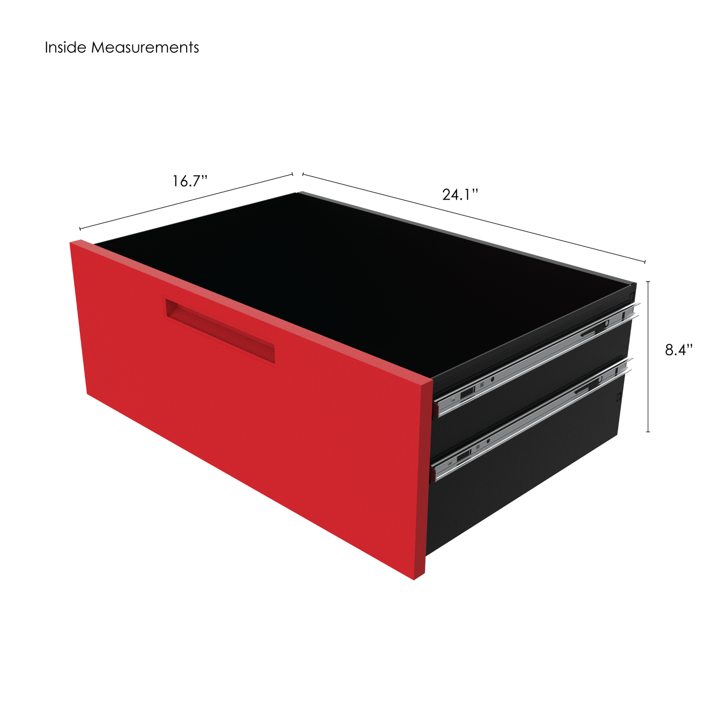6-Drawer Garage Tool Cabinet in Red