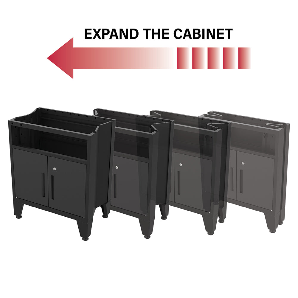 Multifunction Garage Cabinet in Black