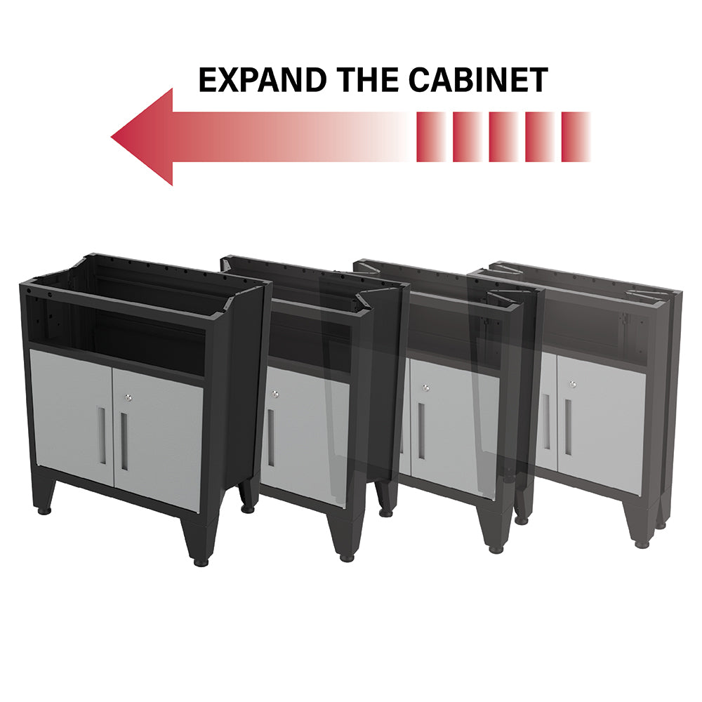 Multifunction Garage Cabinet in Gray