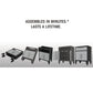 Multifunction Garage Cabinet in Gray