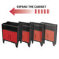 Multifunction Garage Cabinet in Red