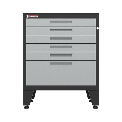 6-Drawer Garage Tool Cabinet in Gray