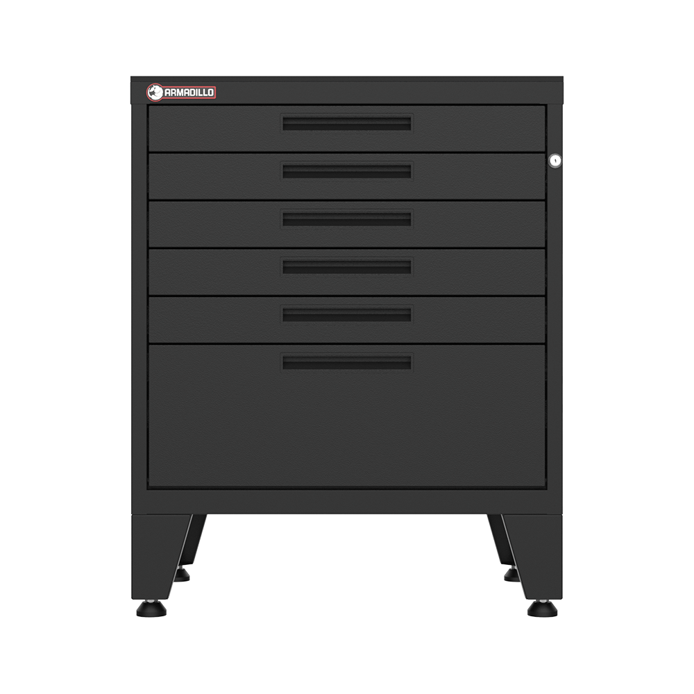 6-Drawer Garage Tool Cabinet in Black