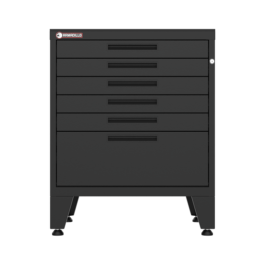 6-Drawer Garage Tool Cabinet in Black