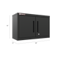 Garage Wall Cabinet in Black