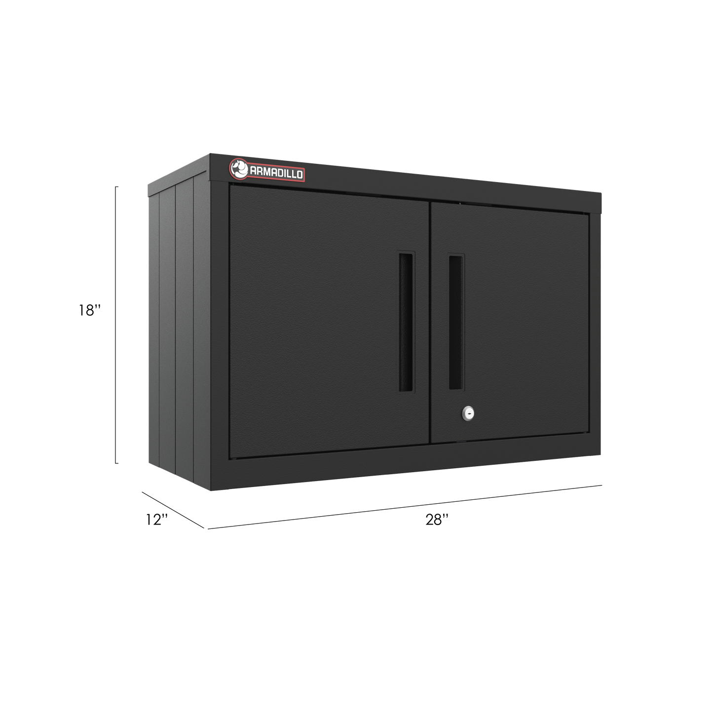 Garage Wall Cabinet in Black
