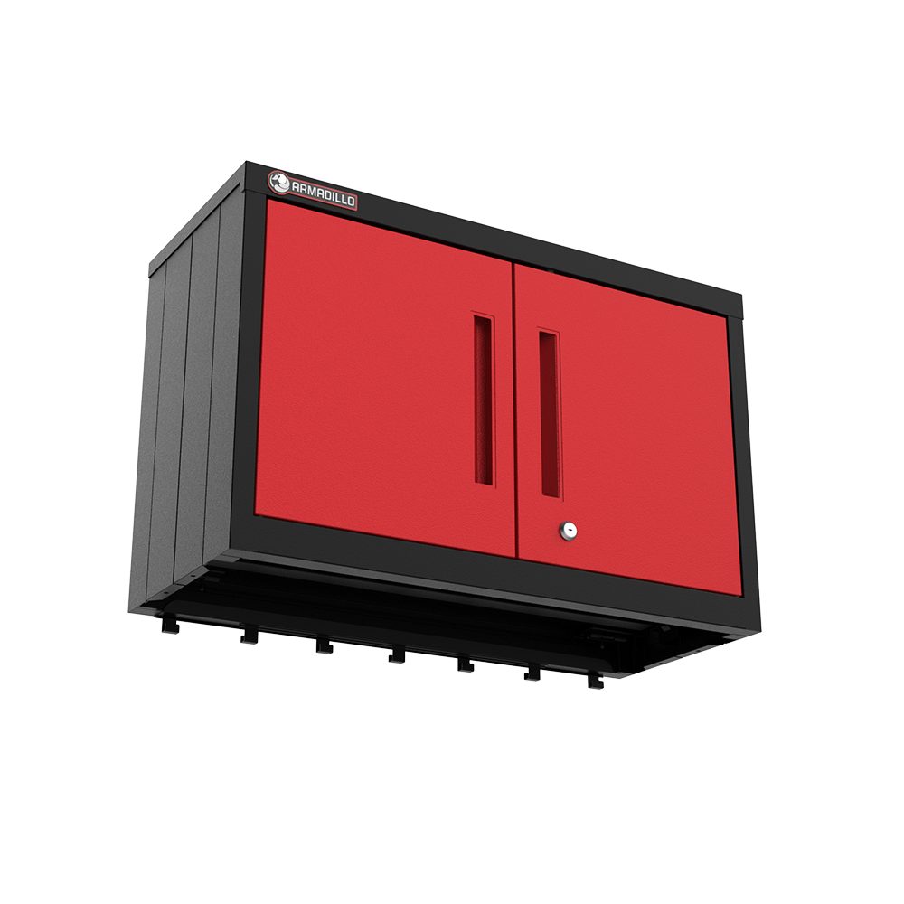 Garage Wall Cabinet in Red