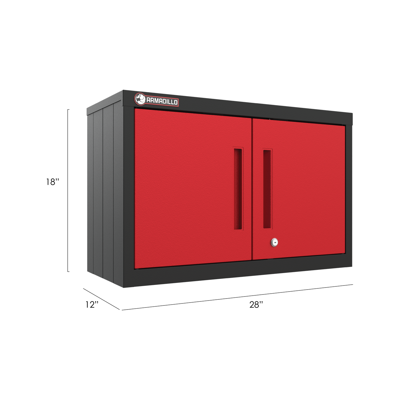 Garage Wall Cabinet in Red
